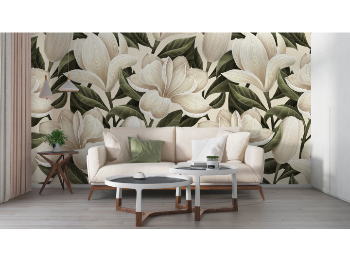 Papier peint panoramique magnolia N52